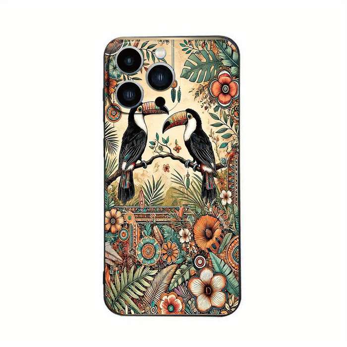 1Pc Black For iPhone 11 Pro Max African Style TPU Phone Case