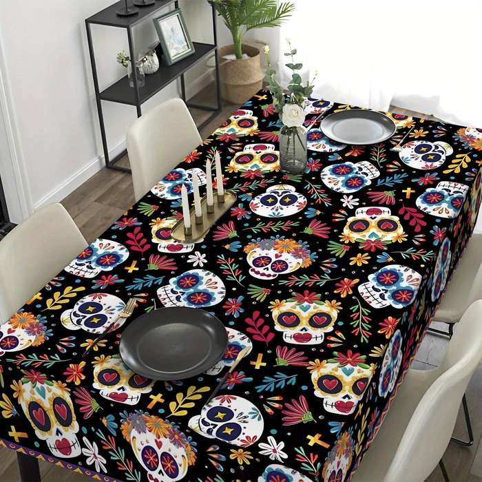 Halloween tablecloth decoration size 35.4 x 55.1inch 90 x 140cm