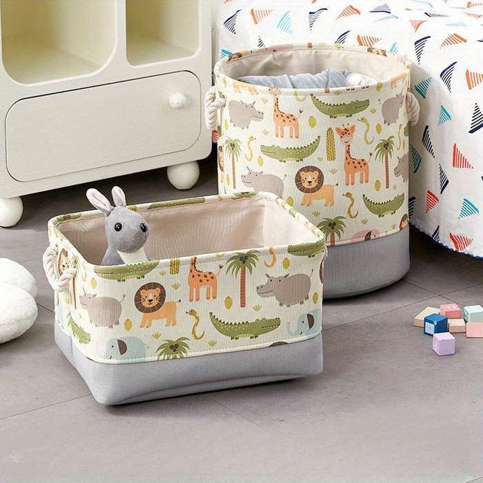 Storage And Organizationcolor Little Lion  Set Of 2