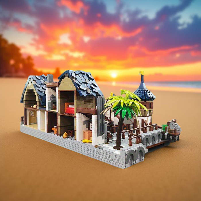Building Toy Architectural Model Toy Set Model Jx 89152
