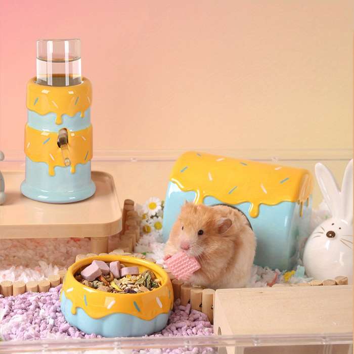 Pet Supplies Quantity 3Pcs  Bowladd  Kettleadd  Shelter