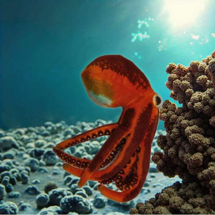 Toy Dolls color Simulation octopus