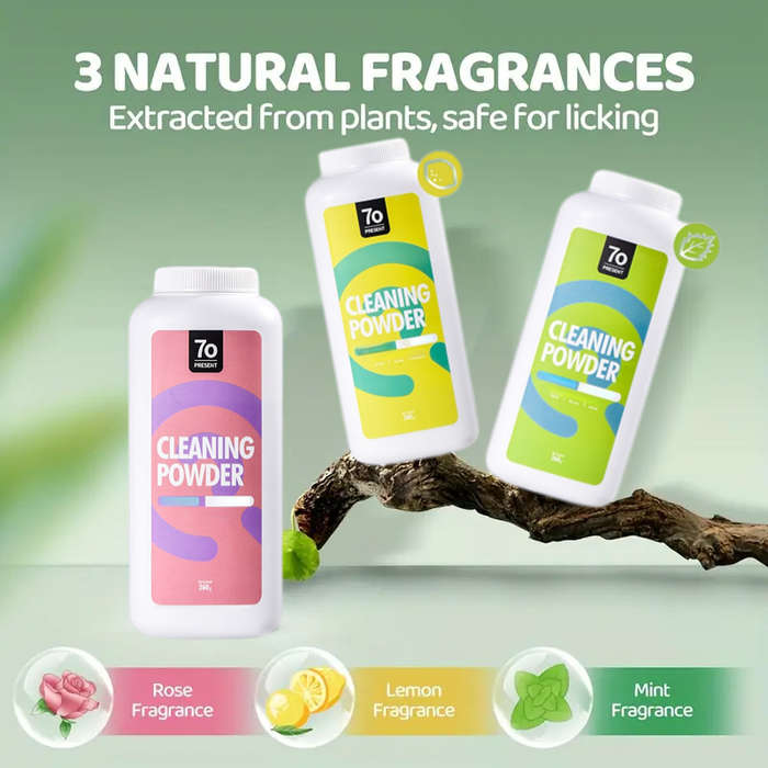 Pet supplies Quantity Peppermint Scent Dry Cleaning Powder  Add  Deshedding Comb Two    Piece Set