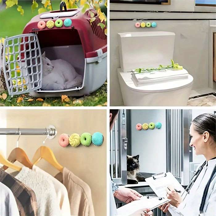 Pet supplies color Cat Litter Box Deodorizer  4pc