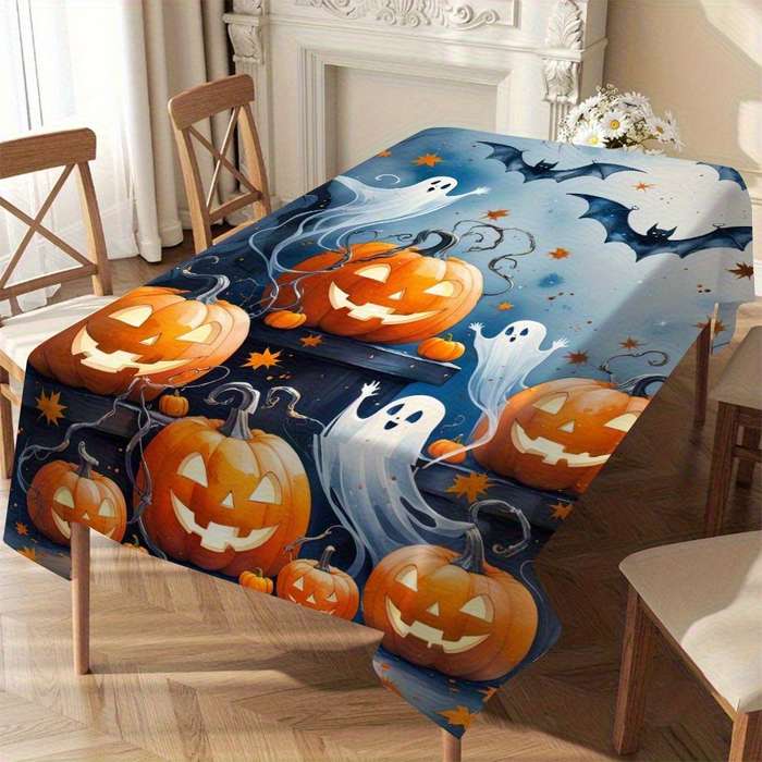 Halloween tablecloth decoration size 140 x 180cm or 55.12 x 70.87inch