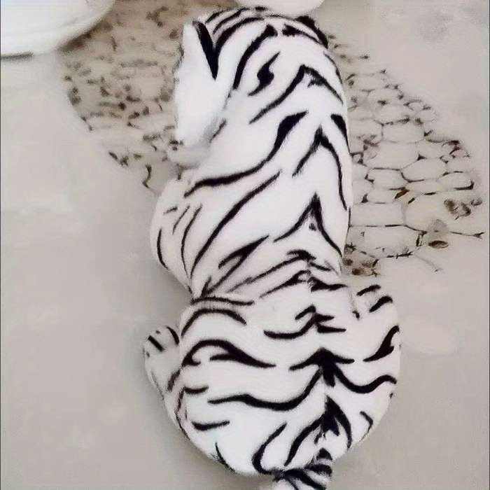 Toy Doll Model White Tiger Quantity 1Pc