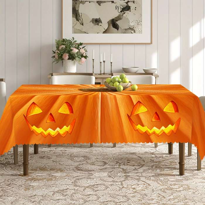 Halloween tablecloth decoration size Square 60x60in or 150x150cm
