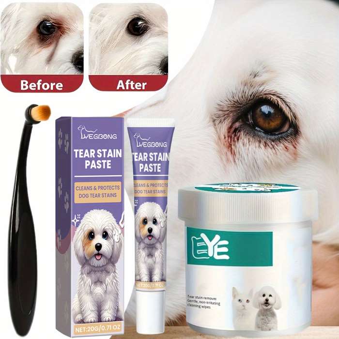 Pet supplies Quantity Professional tear stain removal three    piece set