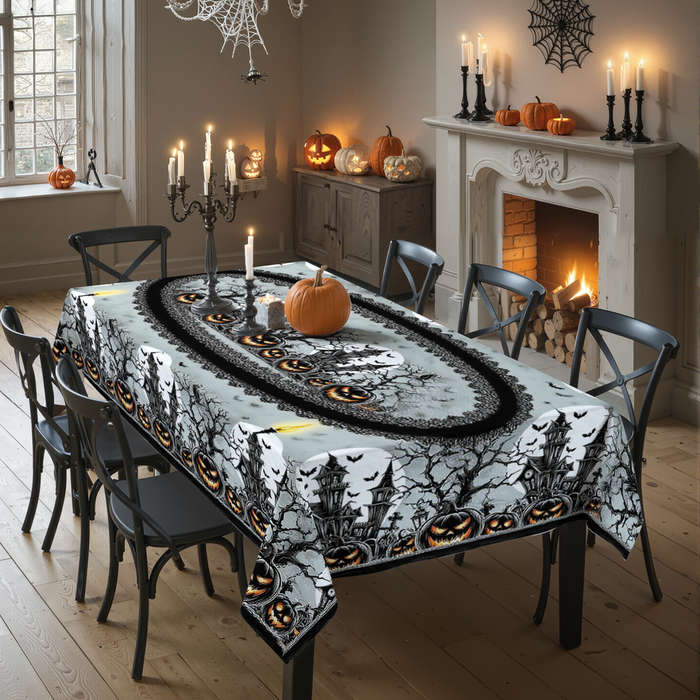 Halloween tablecloth decoration size 152 x 152cm or 60 x 60inch