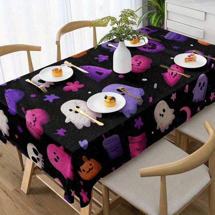 Halloween tablecloth decoration size 140x220cm or 55x86inch1