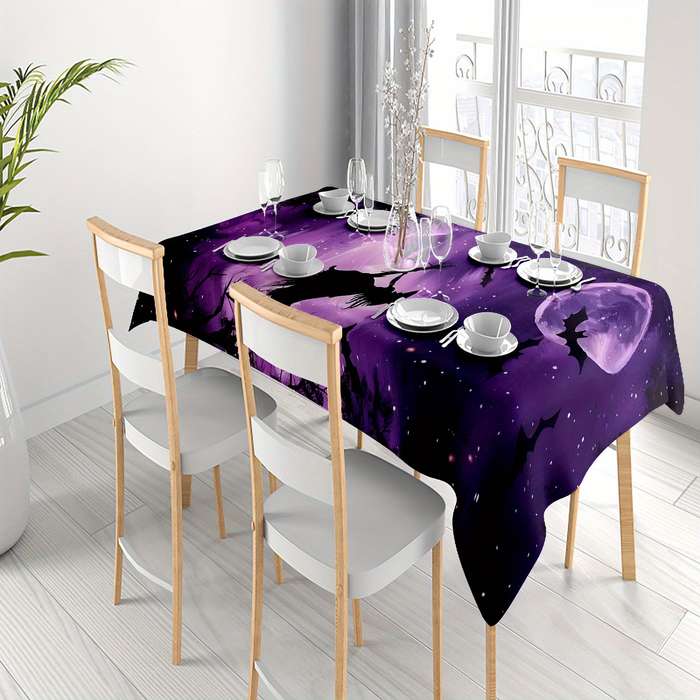 Halloween tablecloth decoration size 140 x 140cm or 55.12in x 55.12in