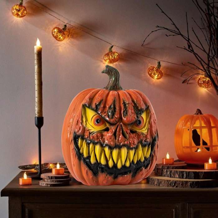 Halloween Decorations Color Black Pumpkin Mask