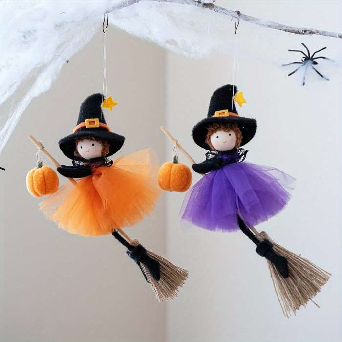 Halloween Decorations Color 1Pc Orange Add  1Pc Purple