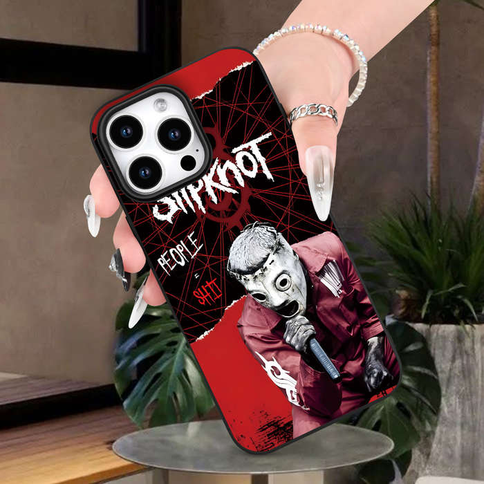 1Pc Black For iPhone XS Max Rapper Pattern Phone Case