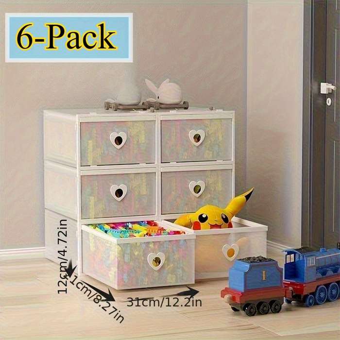 Storage And Organizationcolor White Quantity 6 Pack