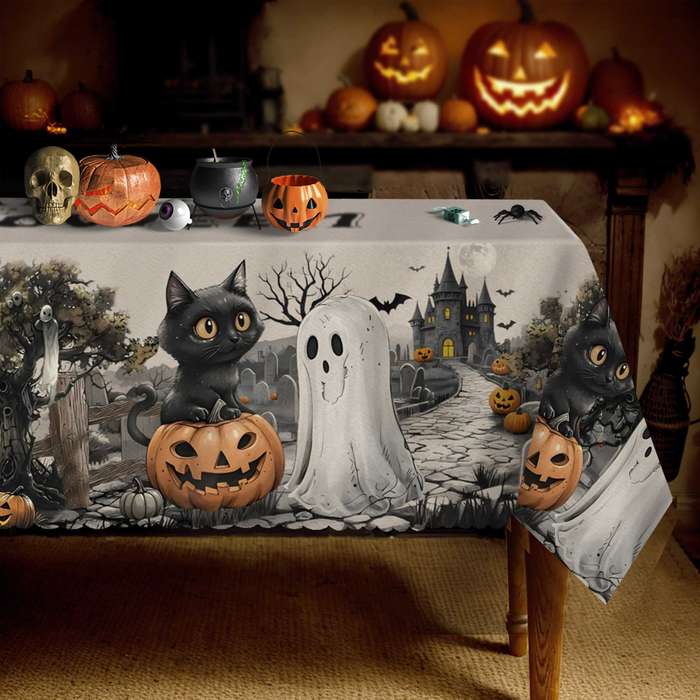 Halloween tablecloth decoration size 100 x 150cm