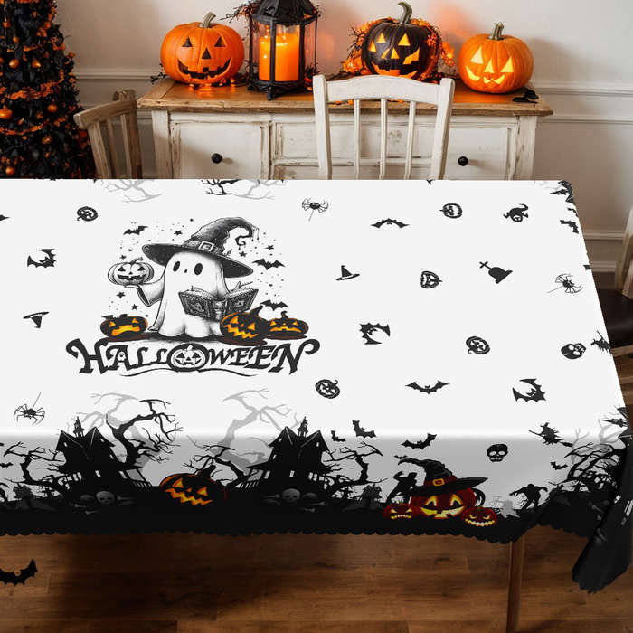 Halloween tablecloth decoration size 60x102in or 152x260cm Rectangle
