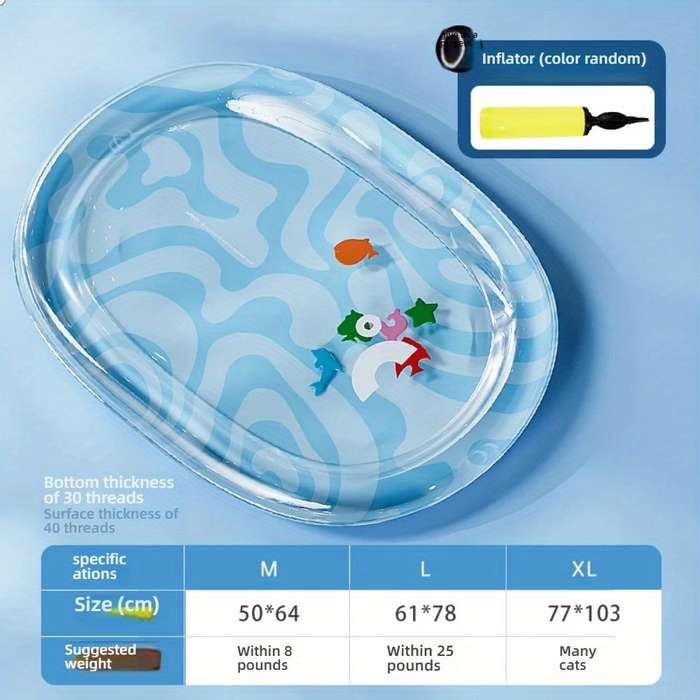 Pet supplies color Blue Ocean size L 61x78