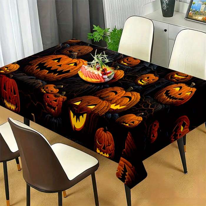Halloween tablecloth decoration size 140cm x 180cm or 55.12in x 70.87in