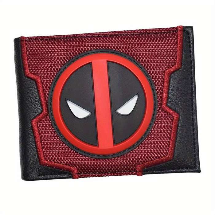 1pc Deadpool Short Wallet Avengers Superhero PU Coin Purse