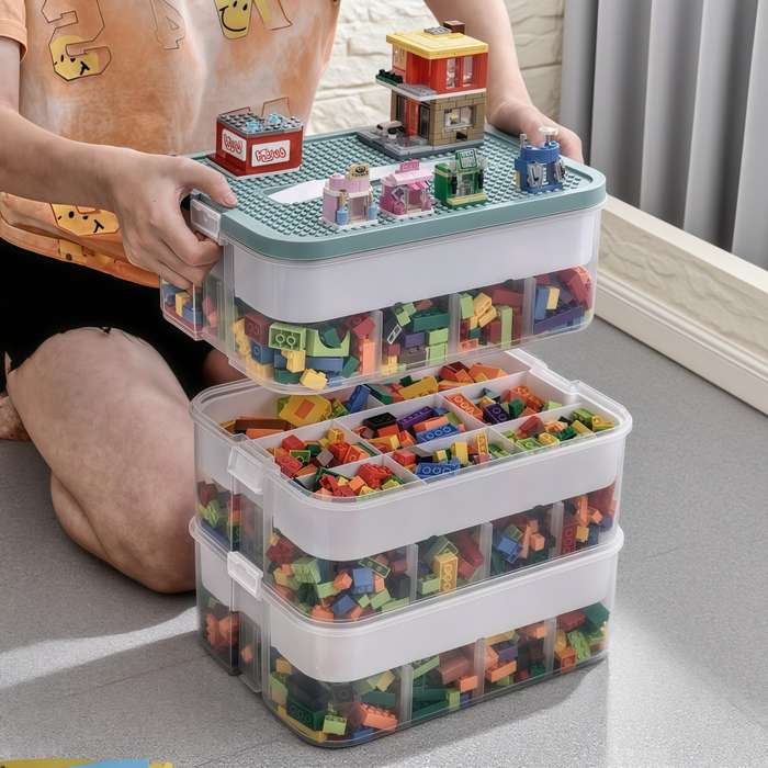 Storage And Organizationcolor Reliable Honey Yellow_Three Layers