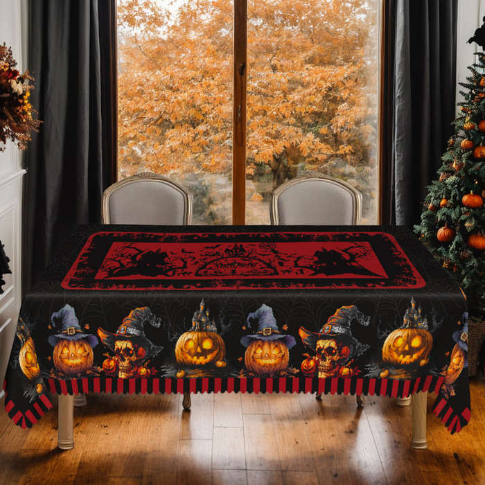 Halloween tablecloth decoration size 60x86in or 152x220cm Rectangle