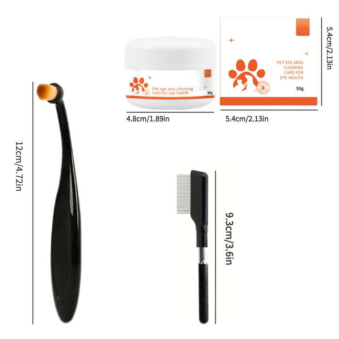 Pet supplies Quantity Professional tear stain removal three    piece set