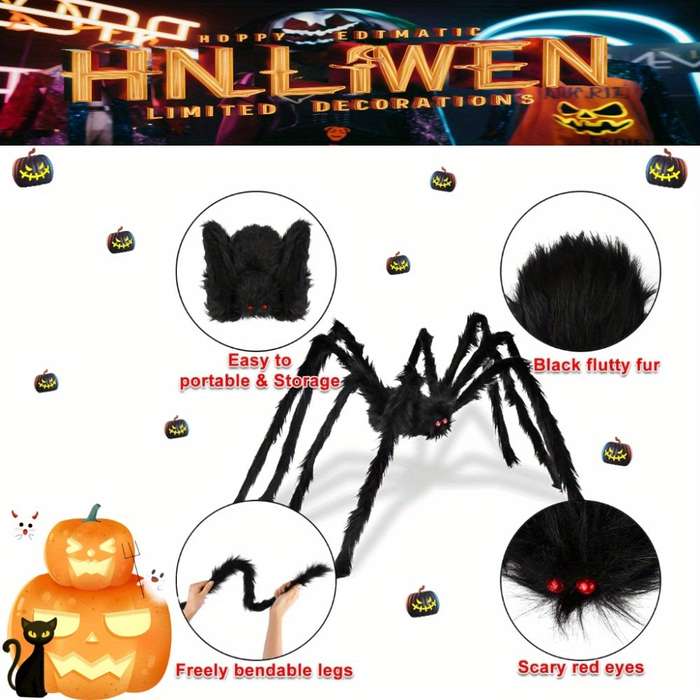 Halloween Decorations Color Black Model 90Cm