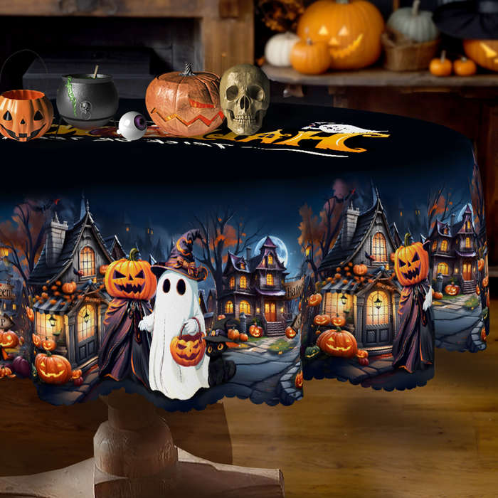 Halloween tablecloth decoration size Round 152.4152.4cm