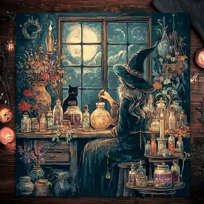 Halloween tablecloth decoration size 19.69 x 19.69inch 50 x 50cm