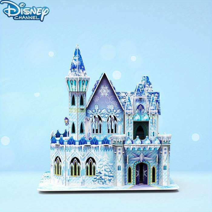 Building Toy Architectural Model Toy Set Color Ice Castle