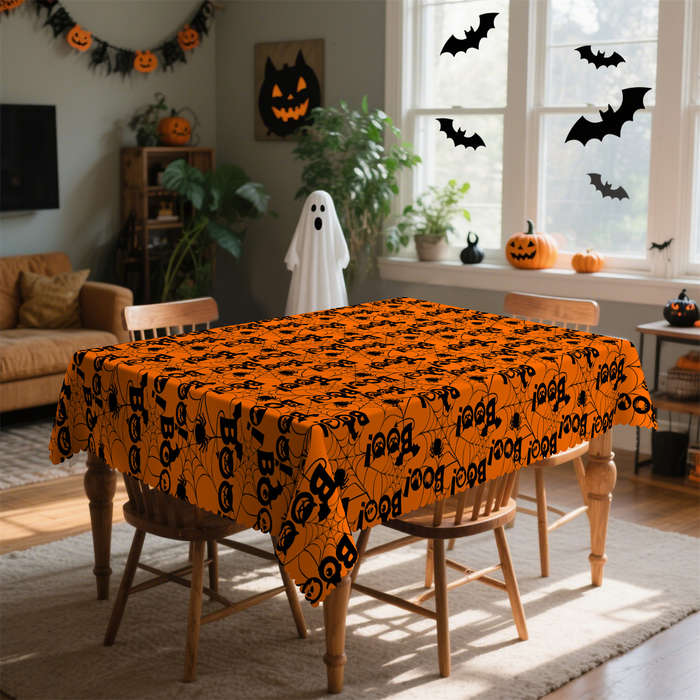 Halloween tablecloth decoration size Rectangle 60x86inch or 152x220cm