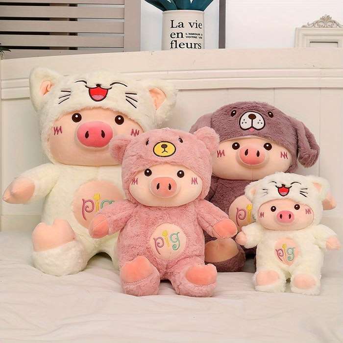 Toy Dolls color Purple puppy coat pig