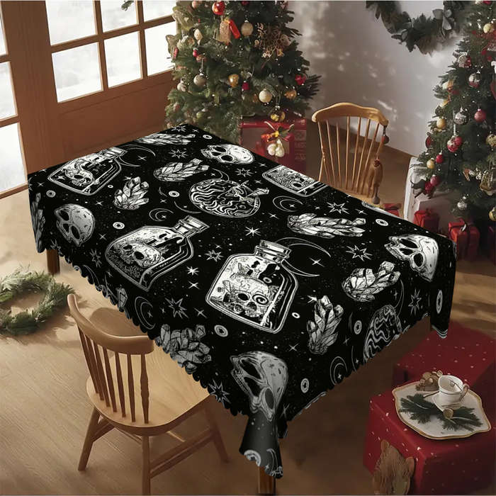 Halloween tablecloth decoration size  152cm x 152cm or round