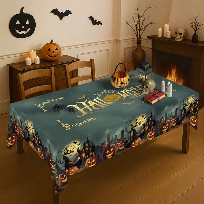 Halloween tablecloth decoration size 100 x 150cm