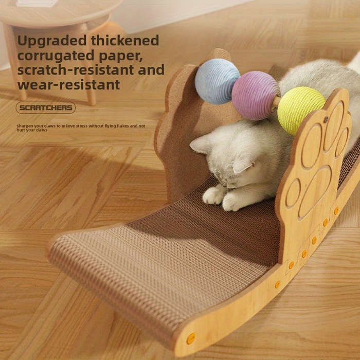 Pet Supplies Color Type A Size Ship  Shaped Shaker Cat Scratching Board Upgraded Model