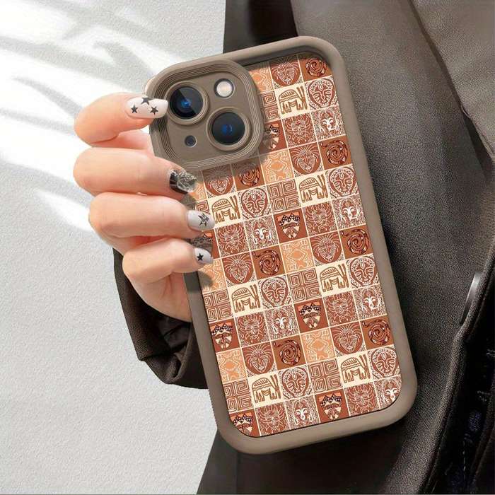 1Pc Dark Brown For iPhone 11 Phone Case