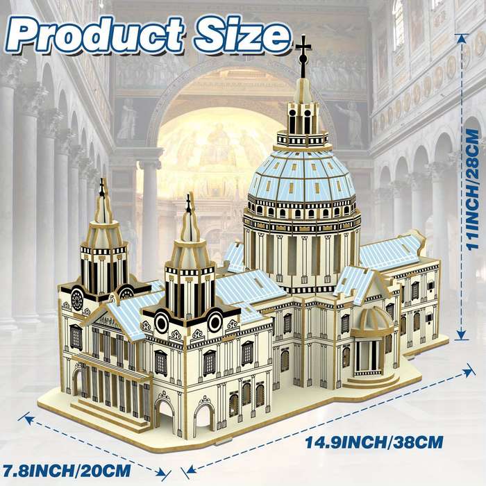 Building Toy Architectural Model Toy Set Color A 1