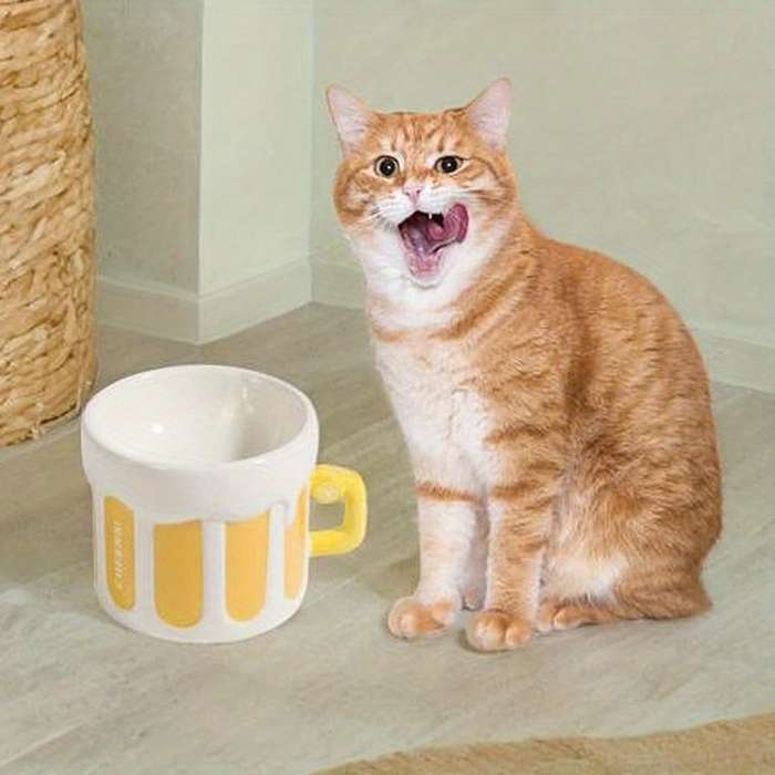 Pet Supplies Style Ceramic Beer Bowl