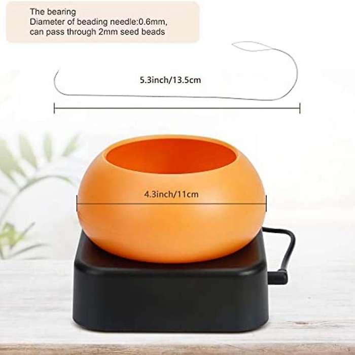 Adjustable Speed Bead Loader, Bead Loader Bowl with Electric Base