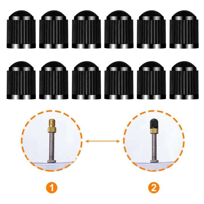 Presta Valve Adaptors, Convert Presta to Schrader Adapter for Bike