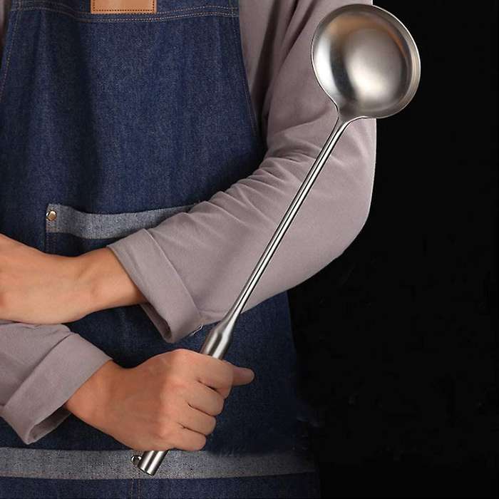 Soup Ladle, The Longer Handle Shovel Spoon Rustproof, Stainless
