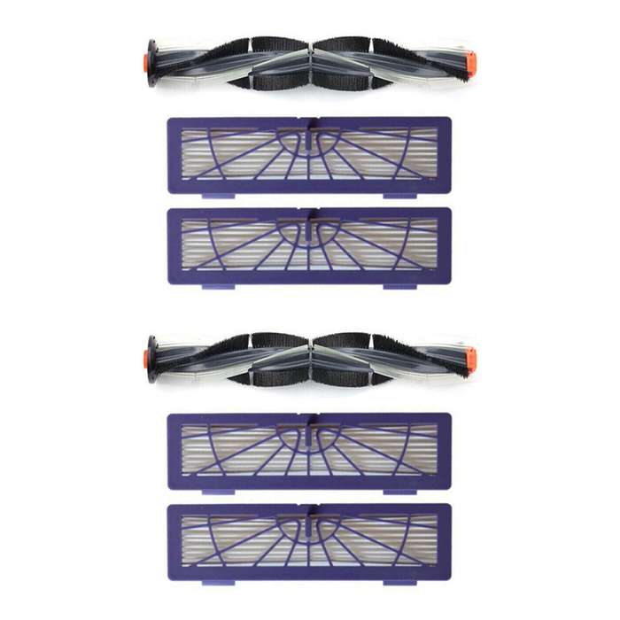 2x Roll Brush+filters Kits for Neato Botvac D Series D7 D5 D3 D7500