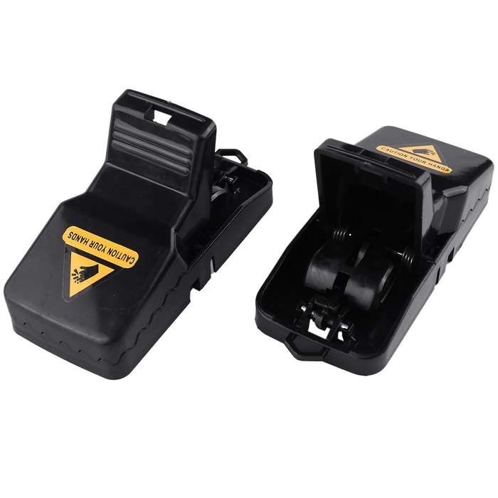 2x Mouse Trap Mouse Finger Live Trap Rat Trap Black