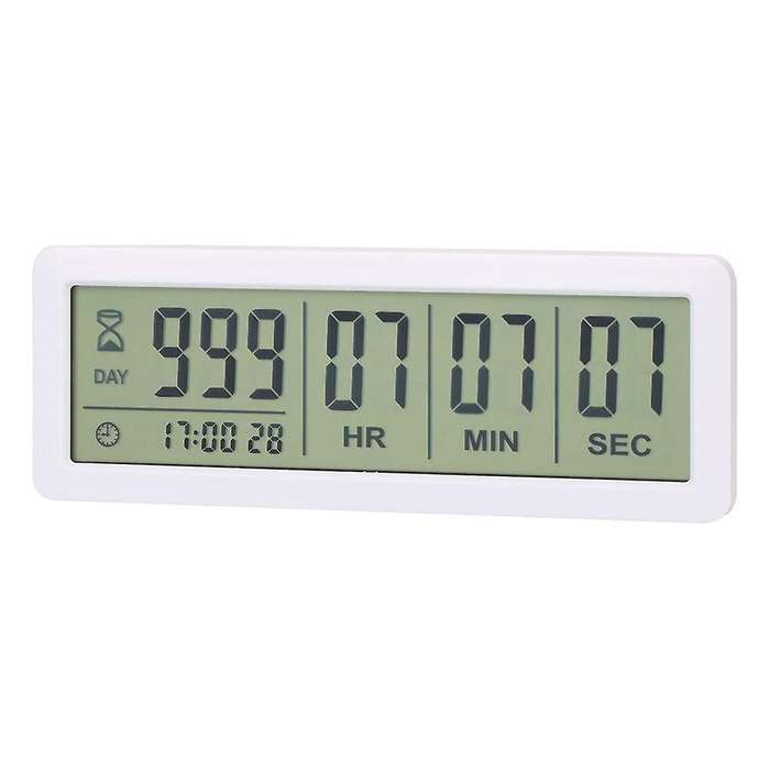 999 Days Count Down Clock Timer for Graduation Lab Kitchen (white)