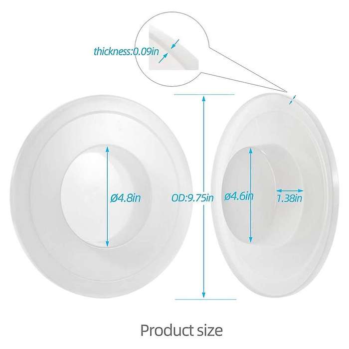 Mixers Bowl Covers for Kitchenaid 5/6 Quart Bowl Fermentation Lid