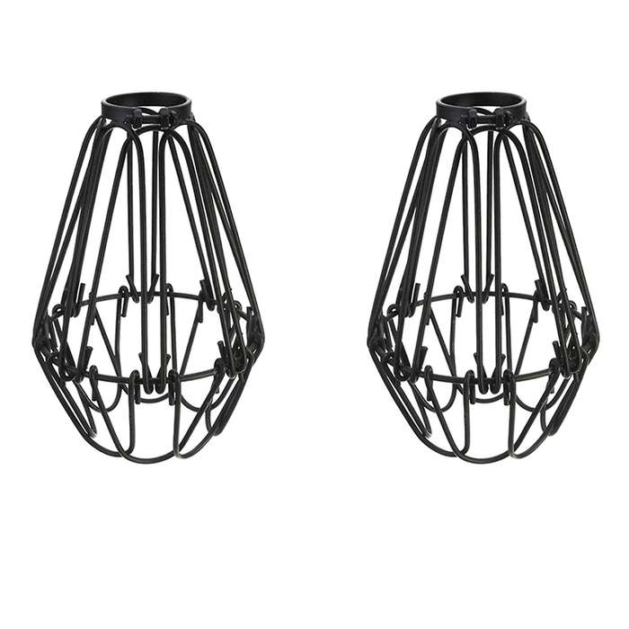 3 Pcs Iron Bulb Guard Lamp Cage, Ceiling Fan and Light Bulb Covers