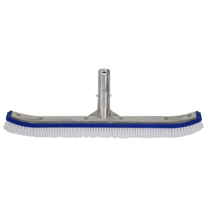 18 Inch Pool Wall Brush Aluminum for Pond Spa Hot Spring Scrubber