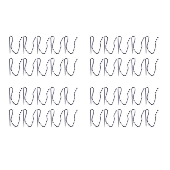 10pcs Curtain Drapery Pin Hooks - Silvery