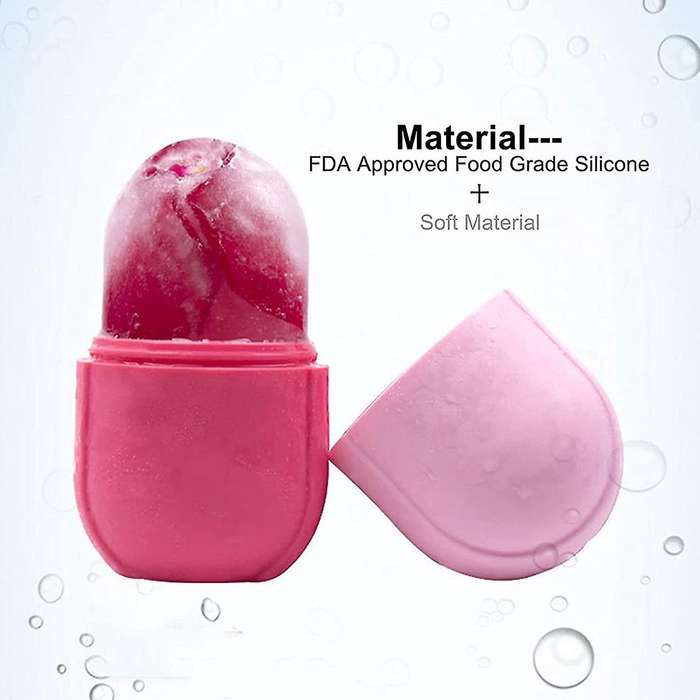 Rolling Ice Deep Contour Repair Skin Silicone Ice Tray Mold Black